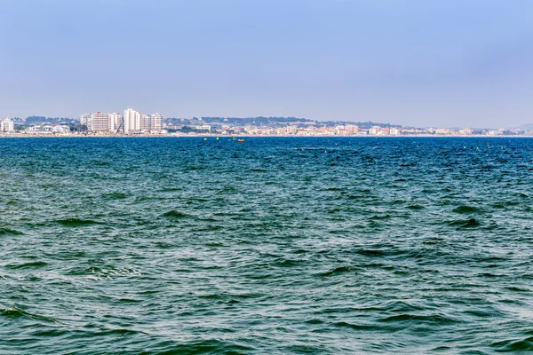 Byggnader Vid Adriatiska Kusten Marche Italien — Stockfoto