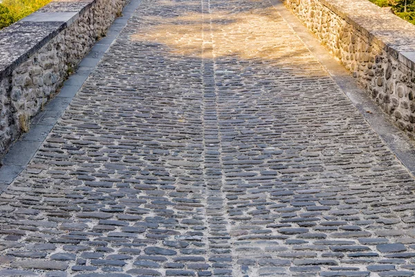 Rampa Inclinada Del Puente Jorobado Del Siglo Xvi Emilia Romaña —  Fotos de Stock