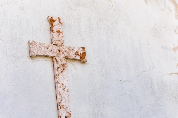 古老的基督教大理石十字架 — 图库照片