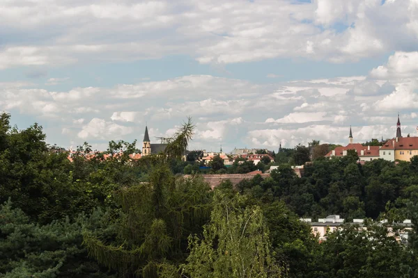 Red rooftops of Prague — Stock Photo, Image