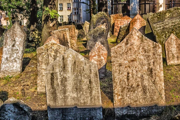 Antigo Cemitério Judaico em Praga — Fotografia de Stock