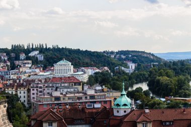 Prag ve Vltava manzarası