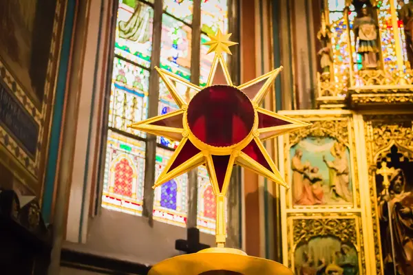 Saint Vitus Cathedral altar — Stock Photo, Image