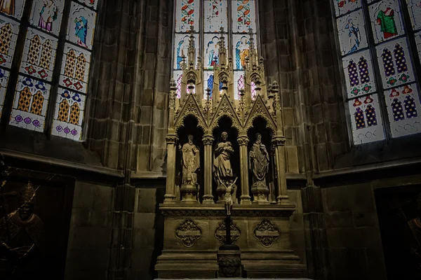 Calcomanía de la Catedral de San Vito en Praga — Foto de Stock