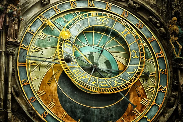 Orologio astronomico a Praga — Foto Stock