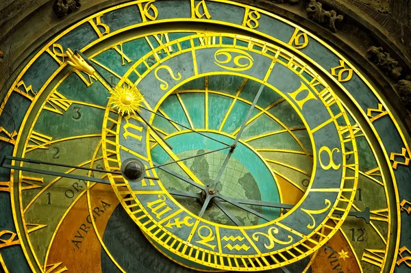 Astronomical clock in Prague — Stock Photo, Image