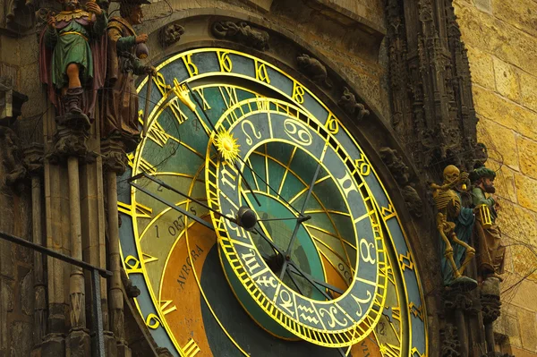Astronomické hodiny v Praze — Stock fotografie