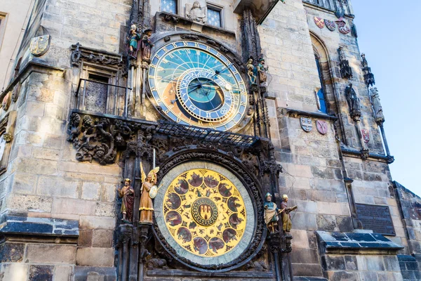 Astronomické hodiny v Praze — Stock fotografie