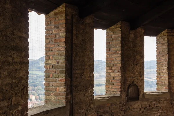 Benátčané středověké pevnosti ve městě Brisighella — Stock fotografie