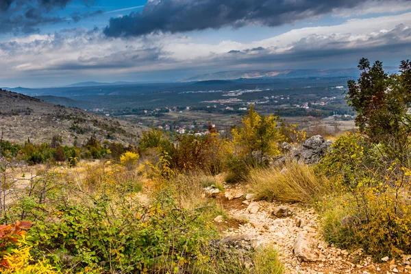 Krizevac Mount 的秋天的颜色 — 图库照片