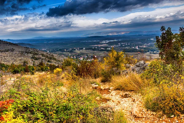 Krizevac Mount 的秋天的颜色 — 图库照片