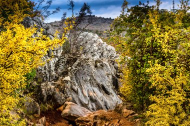 Krizevac Mount sonbahar renkleri