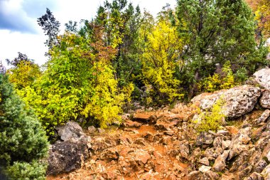 Krizevac Mount sonbahar renkleri