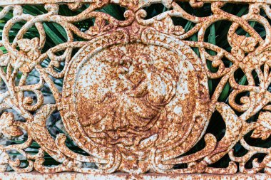 Bahçe paslı tezgah