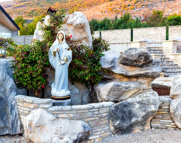 Estatua de la Virgen María en Medjugorje — Foto de Stock