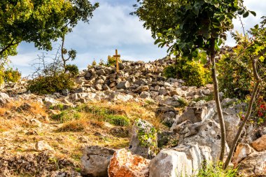 Krizevac Dağı manzarası