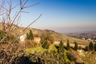 Selvi tarafından sınırlanmıştır ülke şeritli