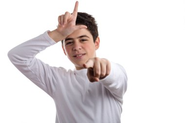 kaybeden jest İspanyol teen akne cilt ile tarafından