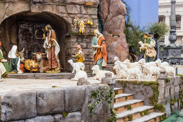 Nativity scene in Italy — Stock Photo, Image