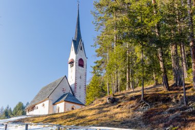 Kilise St. çam ormanlar ve karlı alanlarına bakan Jacob