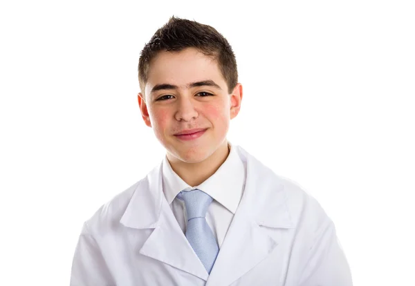 Gyermek orvos teszi az orvostudomány barát — Stock Fotó