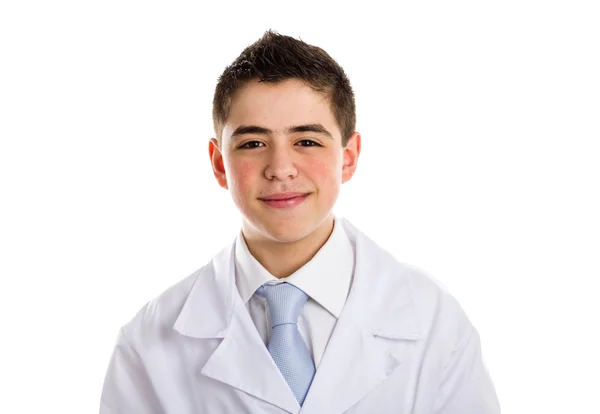 Gyermek orvos teszi az orvostudomány barát — Stock Fotó