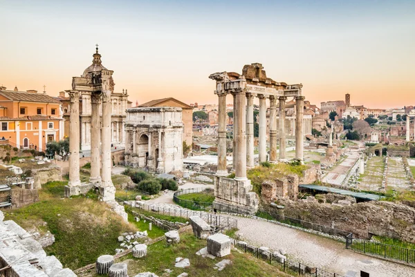 Antichi Ruderi Del Foro Romano — Foto Stock