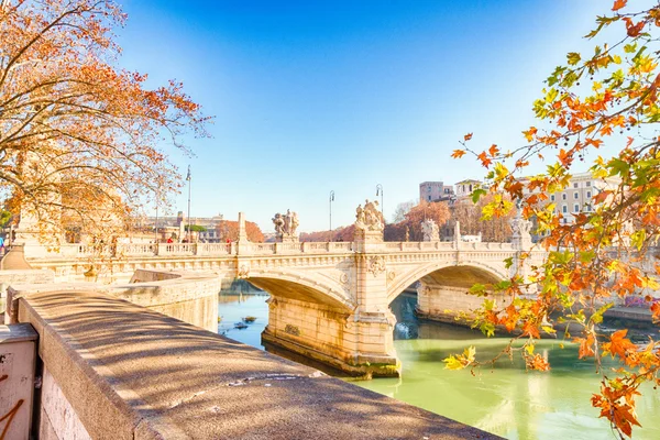 Uitzicht op de rivier de Tiber — Stockfoto