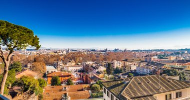 Kış cityscape Roma