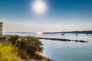 İtalya: Salento yarımadasında Apulia antik şehrin Körfezi