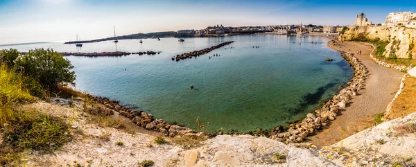 Baai Van Apulische Oude Stad Het Schiereiland Van Salento Italië — Stockfoto