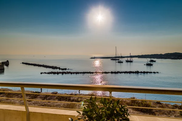 Bay Otranto Grecki Messapian Miasto Nad Adriatykiem Włochy — Zdjęcie stockowe