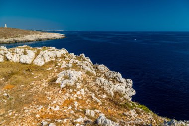 Salento 'nun kayalık kıyıları