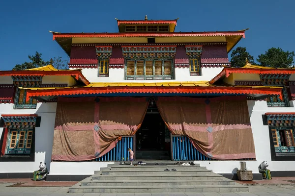 stock image Gangtok, India - October 2020: Facade of the Enchey monastery in Gangtok on October 22, 2020 in Gangtok, Sikkim, India.