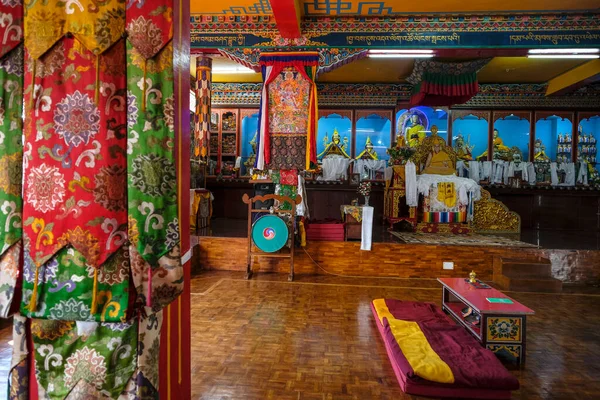 Gangtok India October 2020 Interior Sera Jey Drophenling Monastery Gangtok — Stock Photo, Image