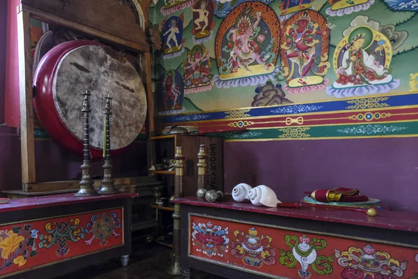 Peling India October 2020 Detail Buddhist Sanghak Choeling Monastery Peling — 스톡 사진