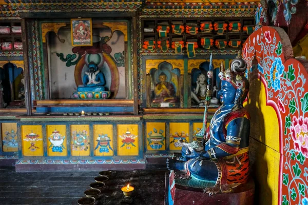 Pelling India Ottobre 2020 Statua Buddha Nel Monastero Buddista Sanghak — Foto Stock