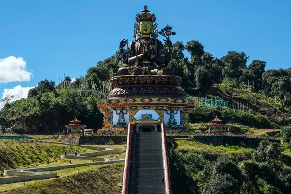 Pelling Indien Oktober 2020 Chenrezig Statue Pelling Oktober 2020 Sikkim — Stockfoto