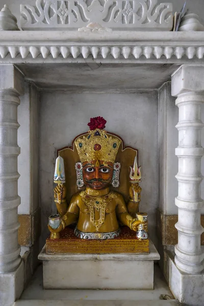 Тезпур Индия Ноябрь 2020 Года Статуя Храме Шри Джайн Светамбер — стоковое фото