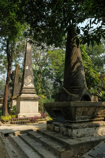 Kolkata Indien Februari 2021 Utsikt Över South Park Street Kyrkogården — Stockfoto