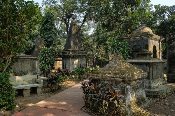 Kolkata Indien Februari 2021 Utsikt Över South Park Street Kyrkogården — Stockfoto