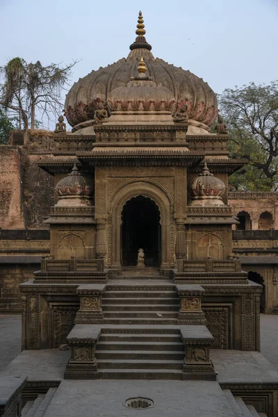 Maheshwar India March 2021 Detail Cenotaph Fort Ahilya Maheshwar March — Stock Photo, Image