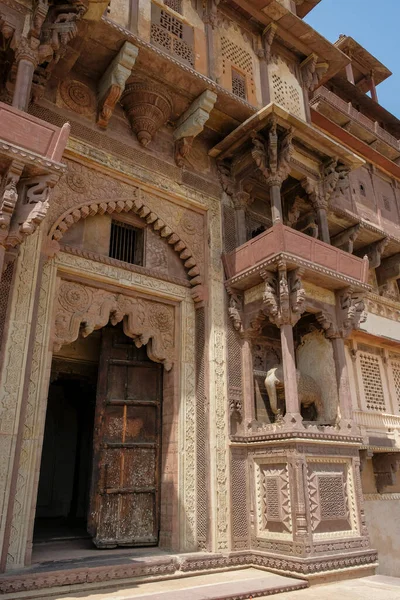 Detail Des Jahangir Mahal Palace Orchha Madhya Pradesh Indien — Stockfoto