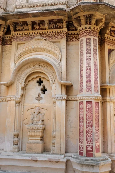 Detalj Lakshmi Narayas Tempel Orchha Madhya Pradesh Indien — Stockfoto