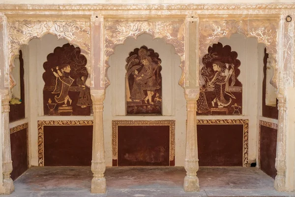 Detail Des Lakshmi Narayan Tempels Orchha Madhya Pradesh Indien — Stockfoto