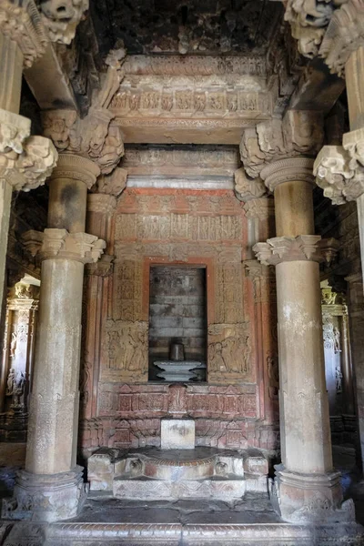 印度中央邦Khajuraho的Vishvanath圣殿的细节 形成Khajuraho纪念碑小组的一部分 该小组是教科文组织的一个世界遗产 — 图库照片