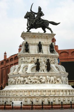 Maharaja Ranjit Singh Heykeli Amritsar, Punjab, Hindistan