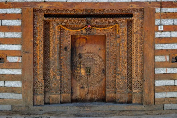 Vashisht Indie Červen 2021 Detail Tradičního Domu Vashisht Nedaleko Manali — Stock fotografie