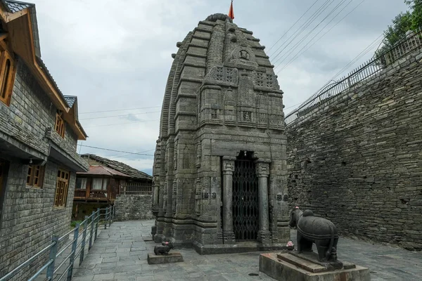 Naggar India June 2021 Detail Gauri Shankar Temple Naggar June — Stock Photo, Image