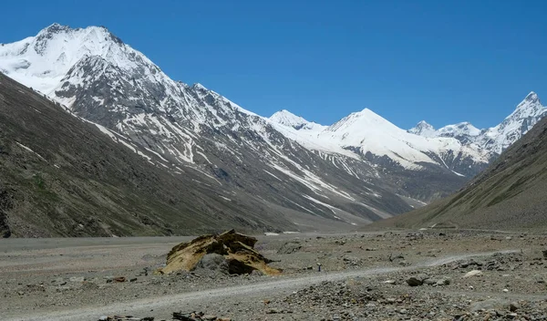 Vista Das Montanhas Himalaia Vale Spiti Himachal Pradesh Índia — Fotografia de Stock